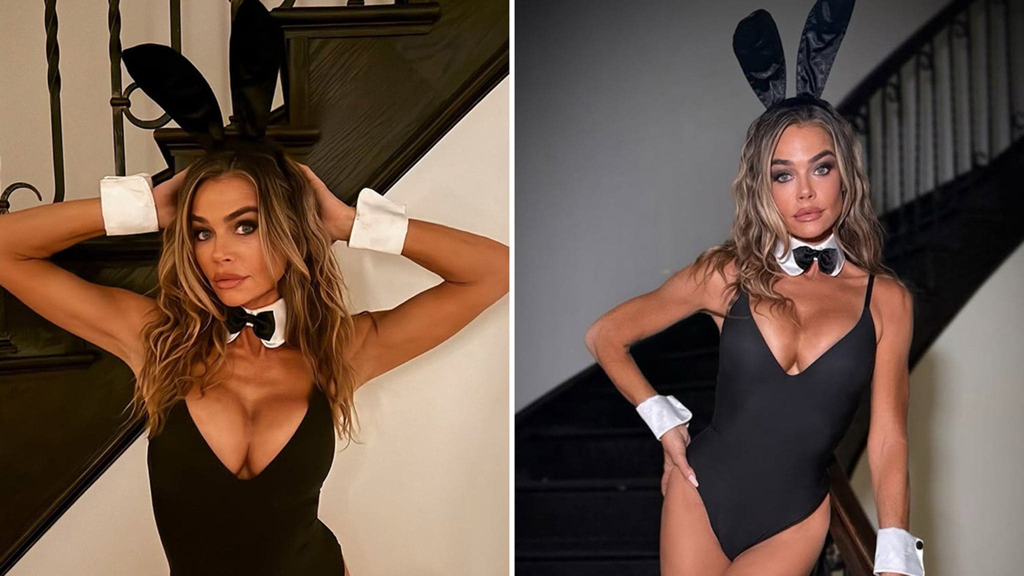 DENISE RICHARDS is Serving Playboy BUNNY Realness this Halloween! 🐰🔥