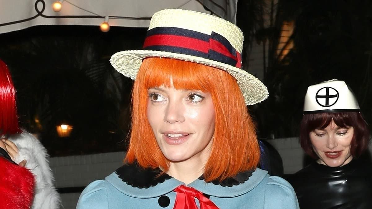 LILY ALLEN's SPOOKY SHADE: Dresses as 'Madeline' and DRAGS David Harbour's 'Mistress'! 🎃💅
