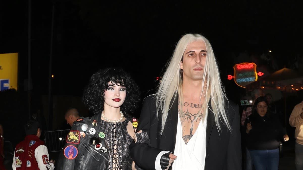 Dove Cameron & Damiano David SLAY as Rocky Horror Icons at Halloween Bash! 🎃💅