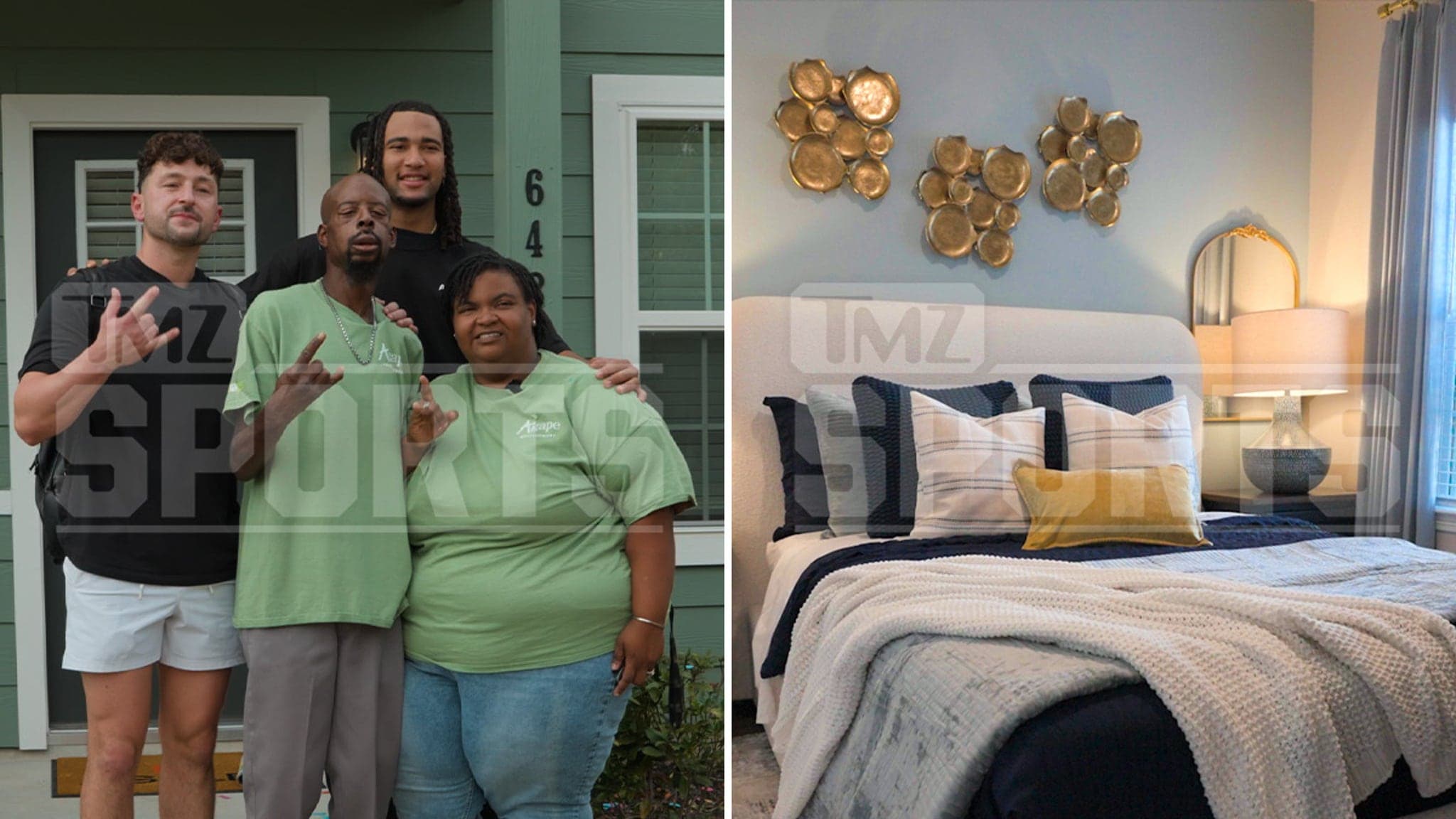 C.J. Stroud Delights Fan with New Furniture During Community Event