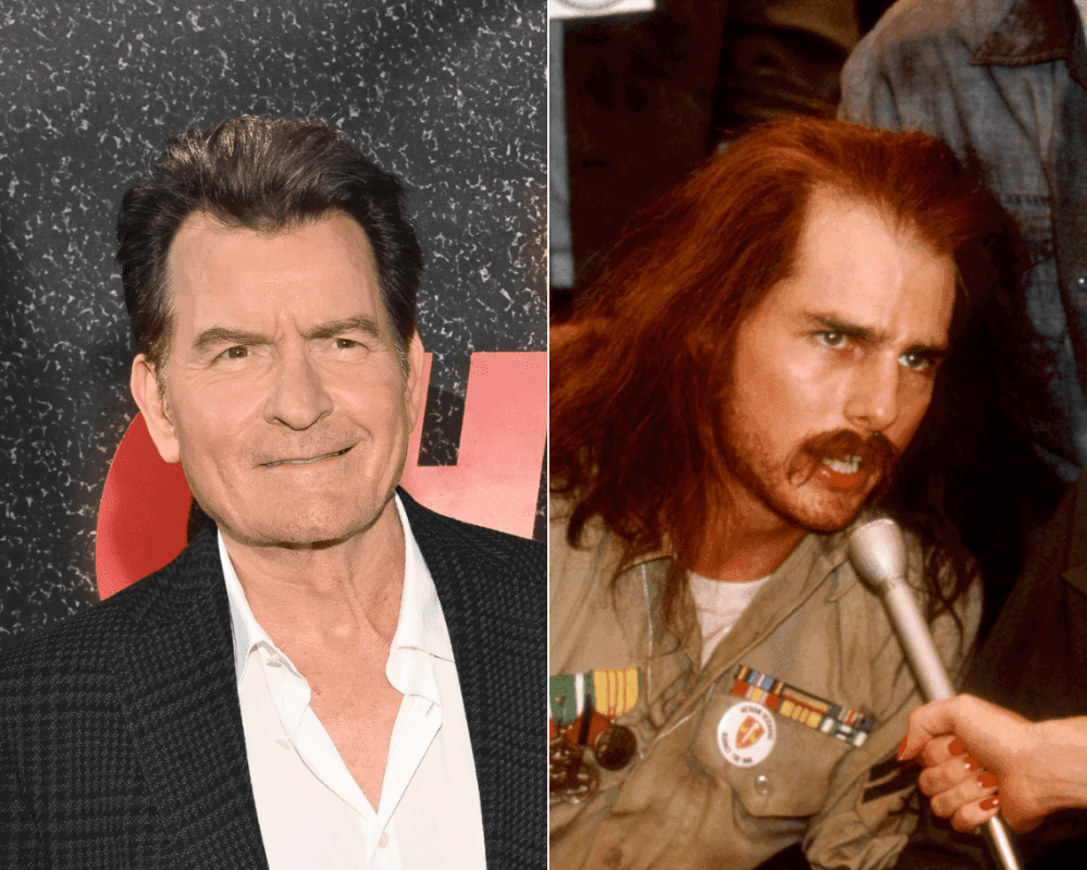 Charlie Sheen Reflects on Tom Cruise's 'Born on the Fourth of July' Casting Controversy