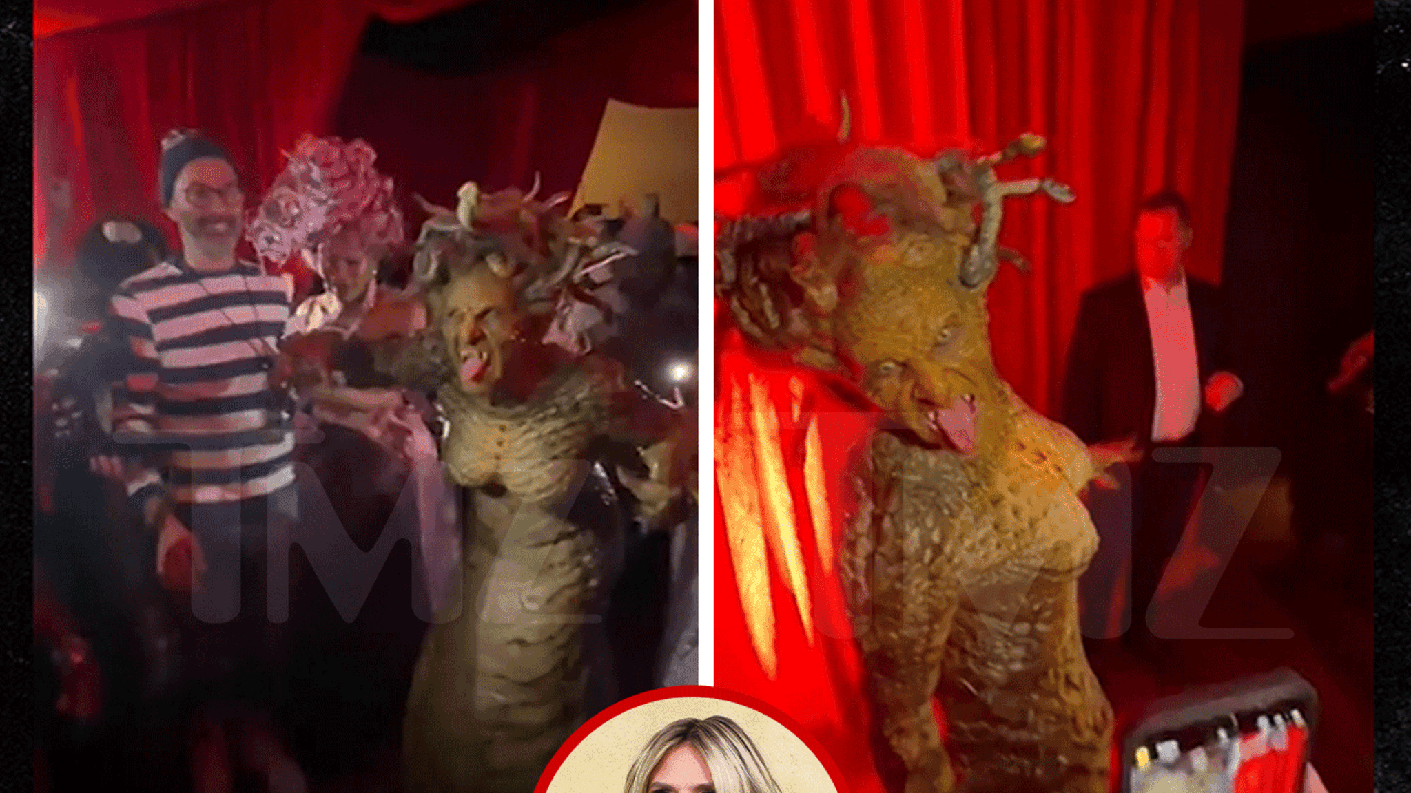 Heidi Klum Unleashes Mythical Glamour as Medusa at Her Spooktacular Halloween Extravaganza!